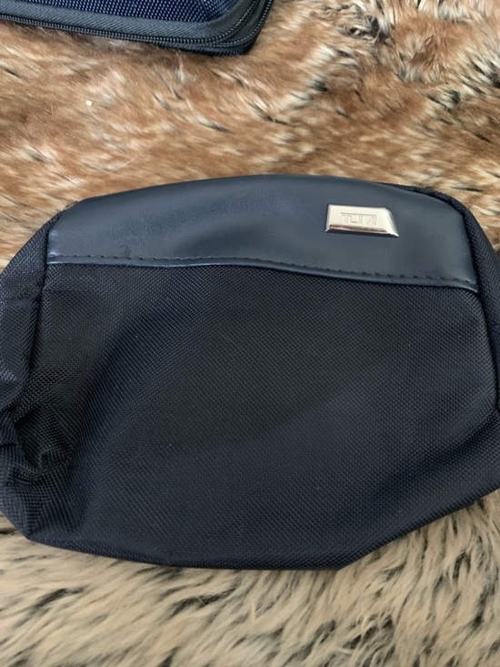 Tumi Other - Tumi Black Men's Toiletry Pouch with Silver Nameplate